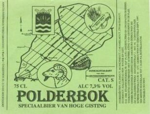 Etiket Polderbok 1998